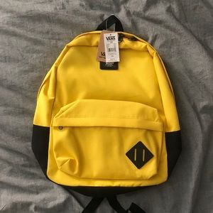 NEW VANS YELLOW BACKPACK